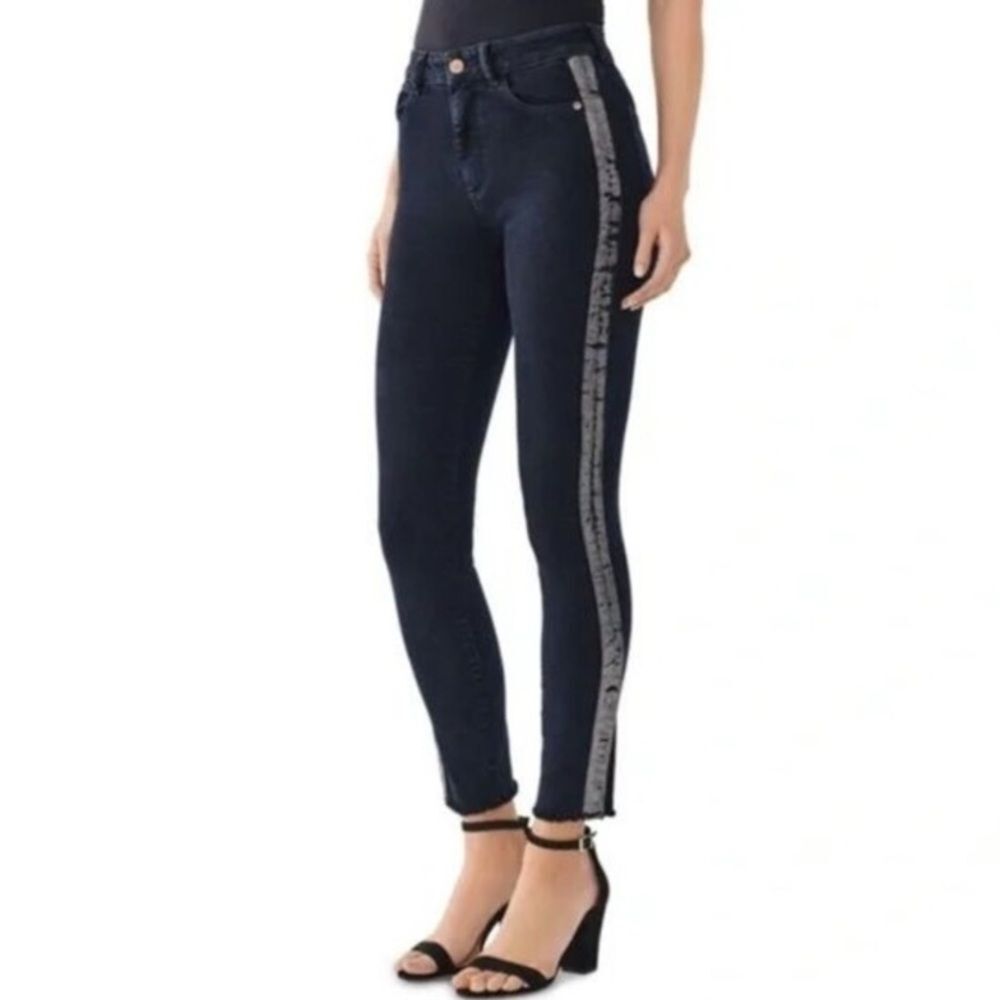 DL1961 Women's Farrow Ankle Instasculpt Skinny Jeans Size 27 High Rise Feminine